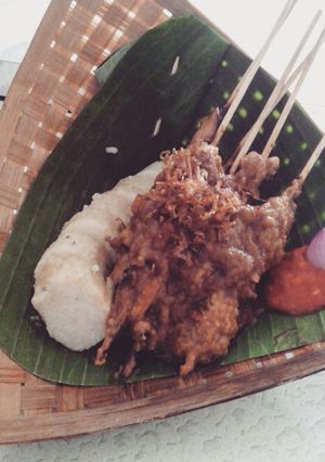 Foto resep Sate ayam bumbu kacang