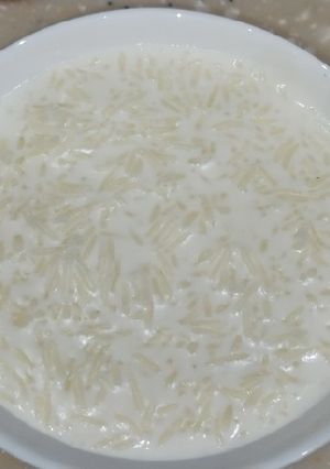 صورة لوصفة رز بالحليب كثيف