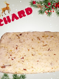 Una foto de Turrón blanco fit