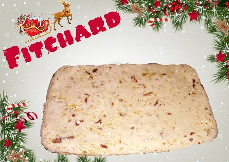 Turrón blanco fit