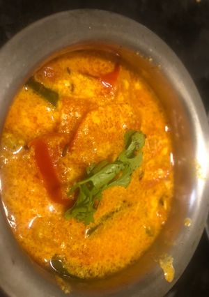 A picture of Tomato Capsicum Sabji.