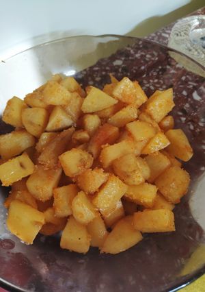 Una foto de Papas al horno crocantes