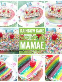 Foto resep Rainbow Cake Panggang 3 Telur