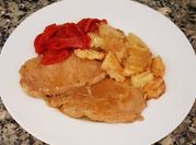 Una foto de filetes de lomo de cerdo