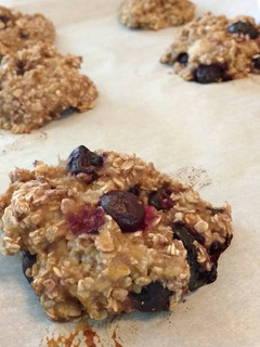 Una foto de Galletas saludables de avena y banano