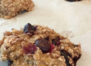 Una foto de Galletas saludables de avena y banano