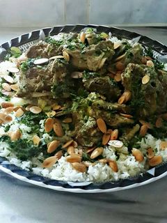 صورة لوصفة منسف اللحمه