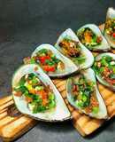 Vẹm Xanh Nướng Mỡ Hành