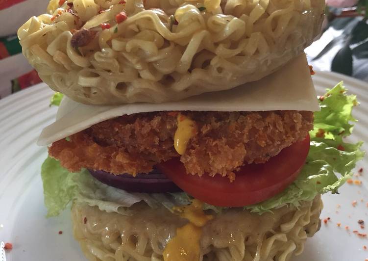 Burger Mie ala Mella