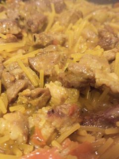 Una foto de Fideos a la cazuela