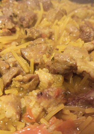 Una foto de Fideos a la cazuela