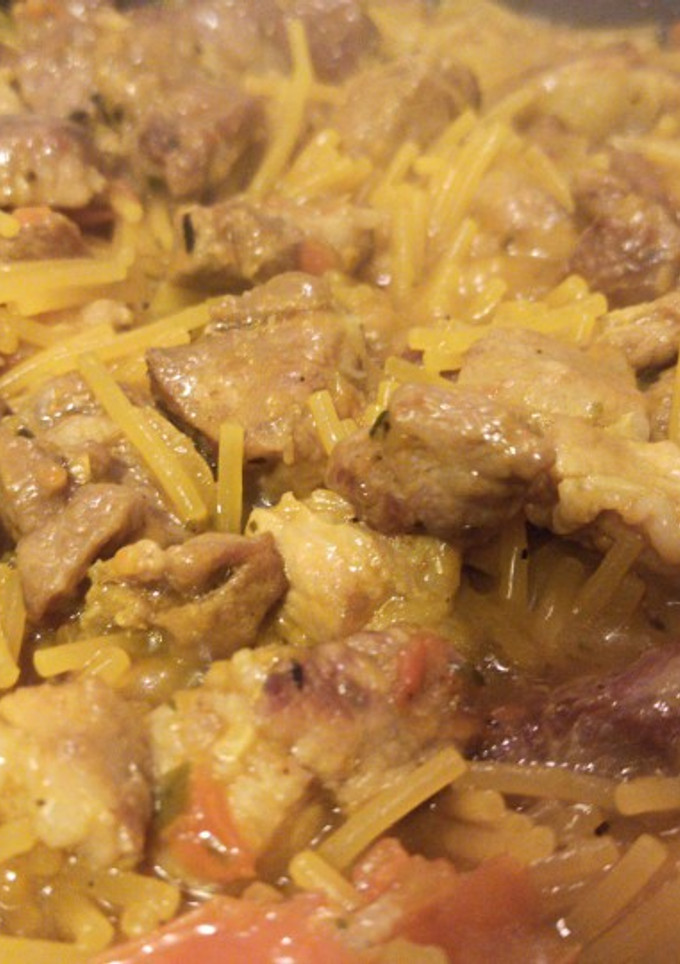 Una foto de Fideos a la cazuela
