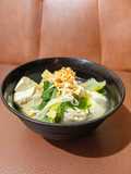 Sup enoki, Sawi, tahu putih