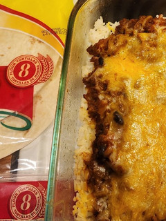 A picture of Beef, Bean, and Rice Burritos.