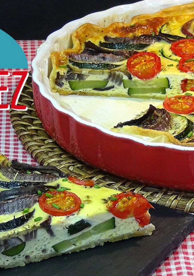 Una foto de Tarta de verduras al horno