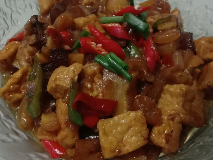 Langkah Gampang Membuat Resep Tumis tahu krecek yang Sempurna Anti Ribet, Lezat Sekali