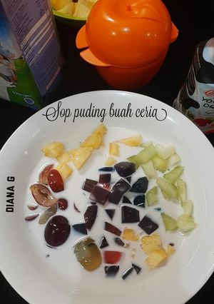 Foto resep Sop puding buah ceria