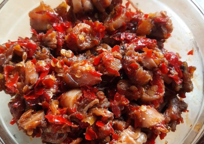 Sambel cumi kering awet