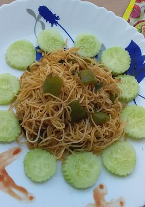 ক্যাপ্সি চাউমিন (capsi chow mein recipe in Bengali) রেসিপির প্রধান ছবি