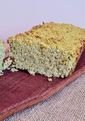 Una foto de Pan de arvejas secas enteras larga fermentación 🫛 SIN harina 🫛 sin levadura 🫛 sin amasado 🫛 proteico
