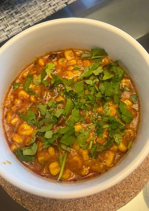 A picture of Corn makhani.