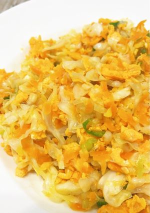 Foto resep Orek kol telur