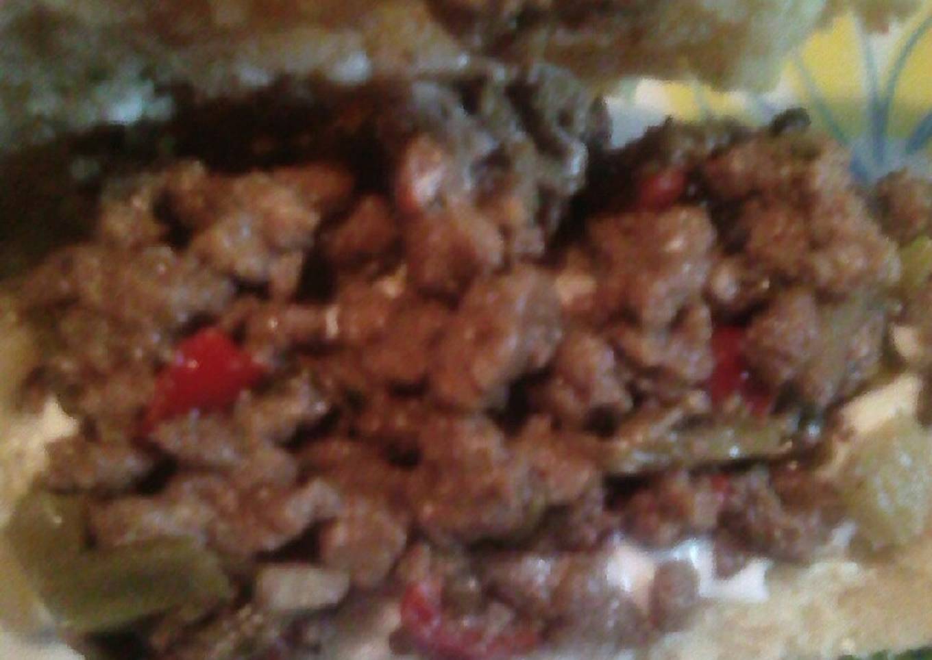 Carne Molida al Champagne