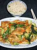 Stir-Fried Chicken Breast with Broccoli and Fermented Tofu Sauce, Jon Style