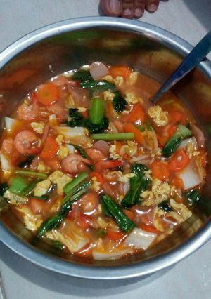 Foto resep Capcay kuah seafood