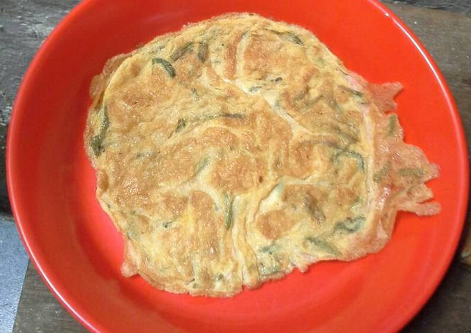 Resep Telur Dadar Daun Bawang Oleh Jennyl Kitchen Cookpad