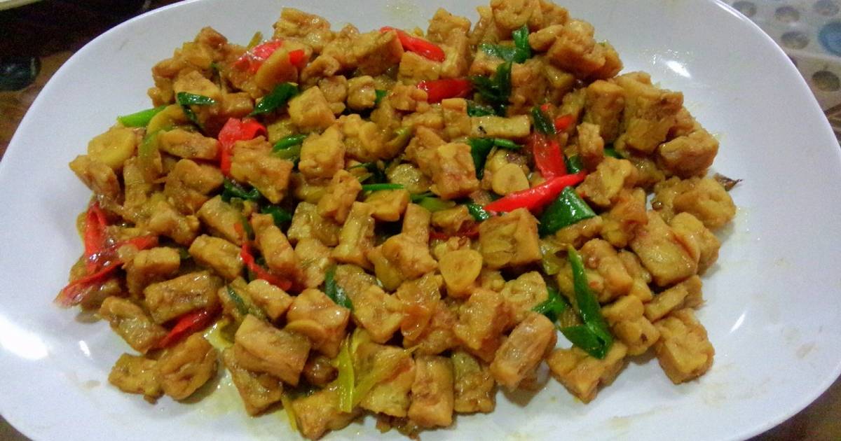  Resep  Tumis  tempe  oseng tempe  kilat oleh Nora Oktiawan 