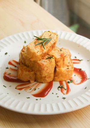 起司蔬菜煎蛋捲 的食譜成品照片