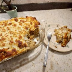 Bread Lasagne A picture of Bread Lasagne.