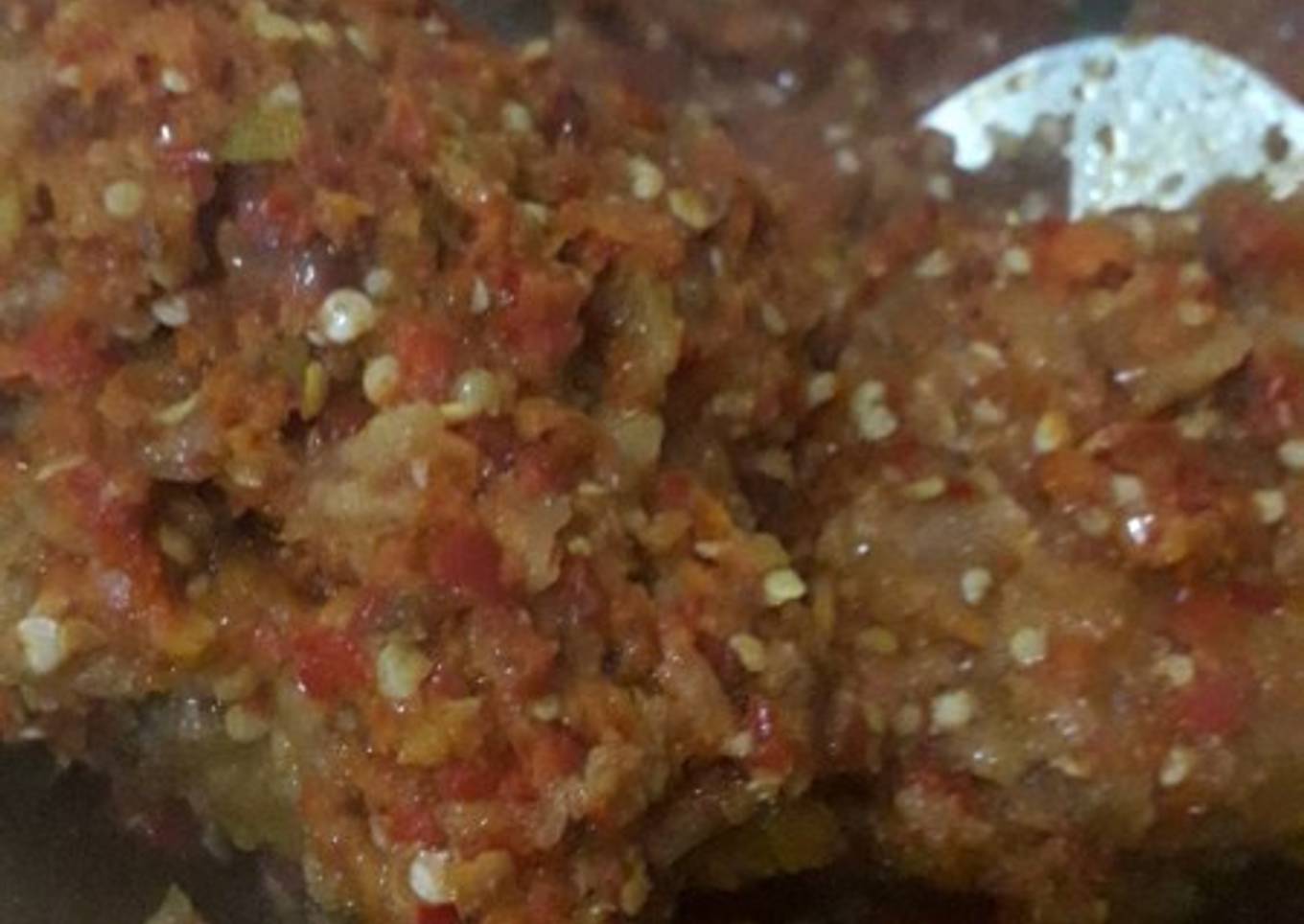 Balado pedas ayam crispy