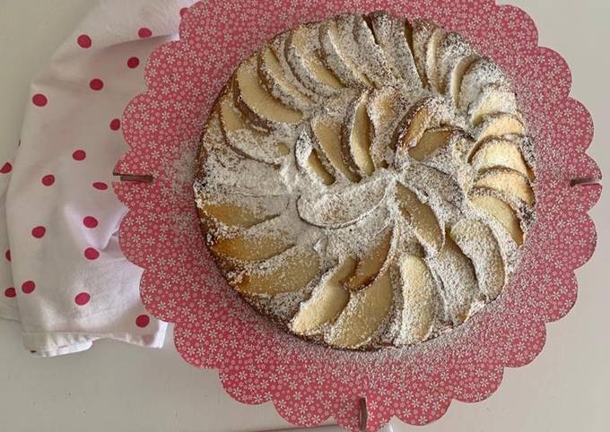 Passaggi a Preparare Veloce Torta di mele e ricotta