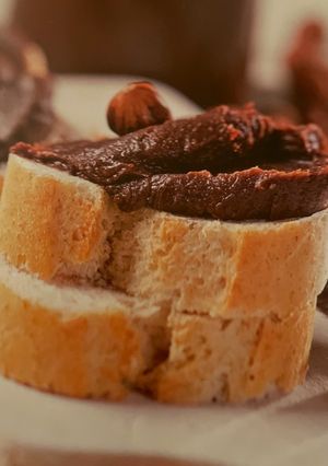 Zdjęcie przepisu Krem orzechowo-czekoladowy (Książka Thermomix).