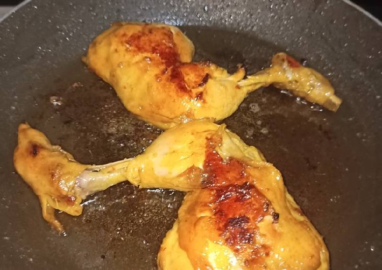 Ayam panggang teflon
