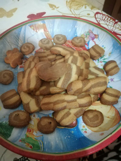 Una foto de Galletas ajedrez con pasta sablé
