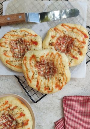 Foto resep (Sourdough Discard) Roti Pizza Mini