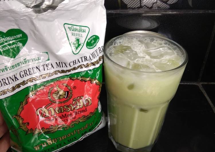 Langkah Mudah untuk Menyiapkan Thai Green Tea ala Dumdum, Lezat