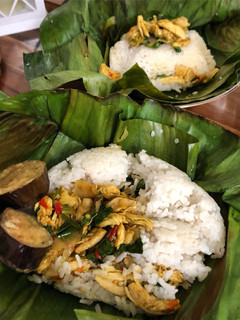 Foto resep Nasi Bakar Isi Ayam Suwir Kemangi
