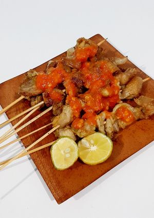 Foto resep Sate Kulit Ayam
