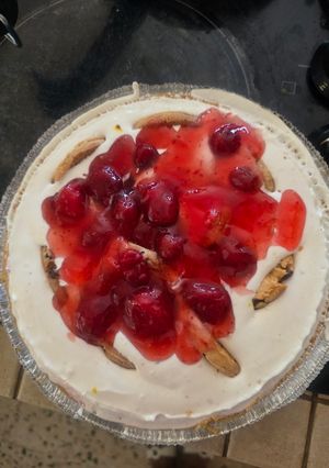 Una foto de Tarta de Queso con Fresas