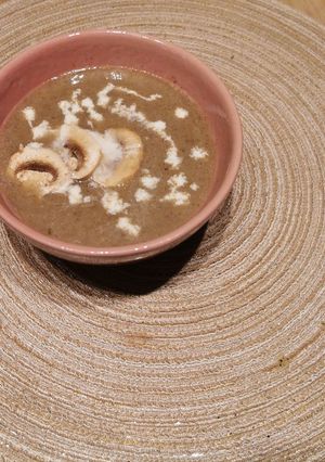 Une photo de Soupe aux champignons de Paris