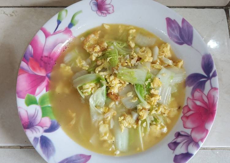 Resep Cah Sawi Putih dengan telur yang Bisa Manjain Lidah