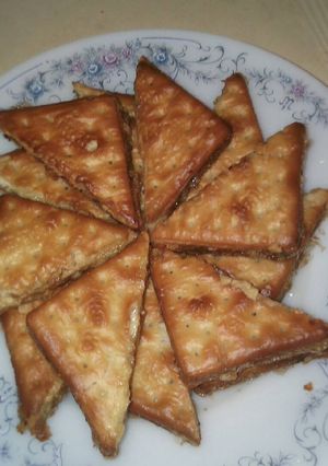 Foto resep Roti Kabin (Malkist Crackers) Isi Sayuran
