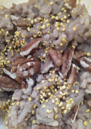 Una foto de Arroz con leche y chocolate