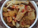 Sambal goreng krecek, ayam