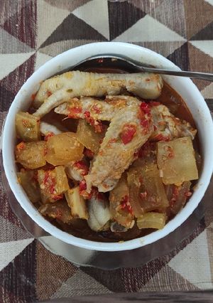 Foto resep Sambal goreng krecek, ayam
