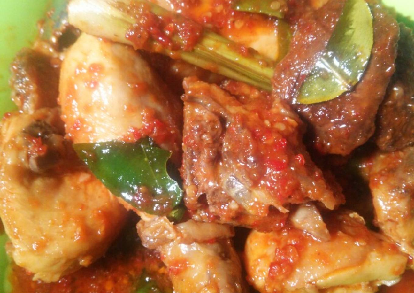 Ayam rica-rica sederhana